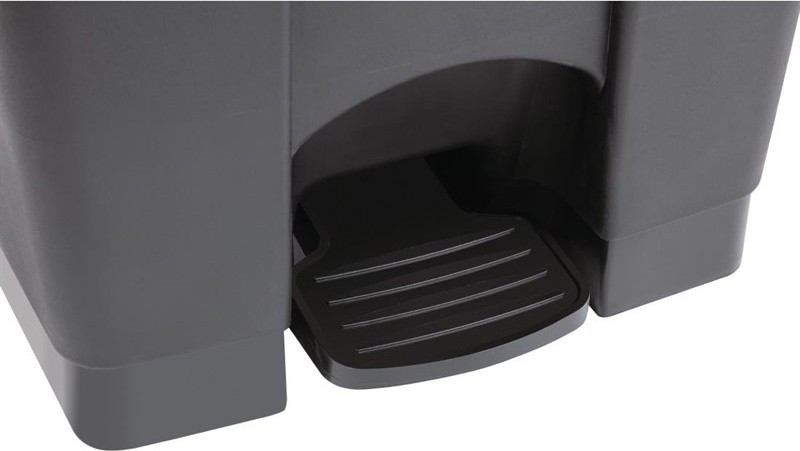  Jantex Kitchen Pedal Bin Black 45Ltr 