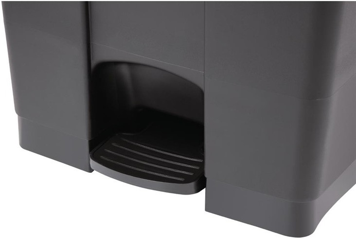  Jantex Kitchen Pedal Bin Black 65Ltr 
