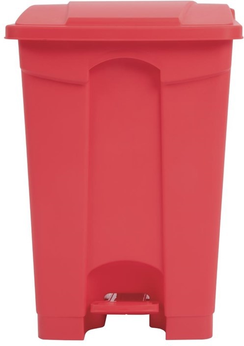  Jantex Kitchen Pedal Bin Red 45Ltr 