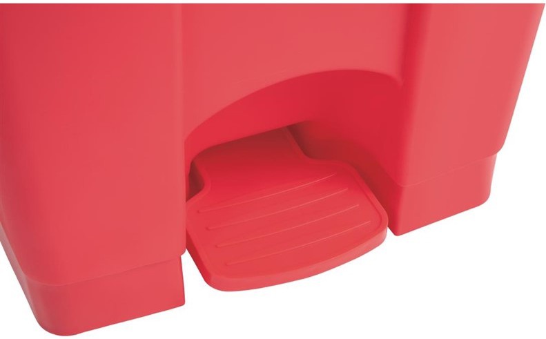  Jantex Kitchen Pedal Bin Red 45Ltr 