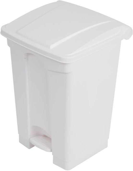  Jantex Kitchen Pedal Bin White 45Ltr 