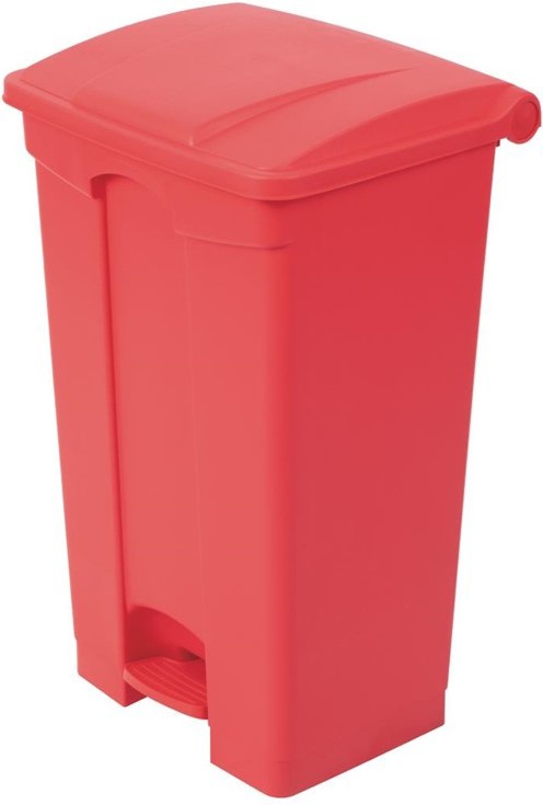  Jantex Kitchen Pedal Bin Red 87Ltr 