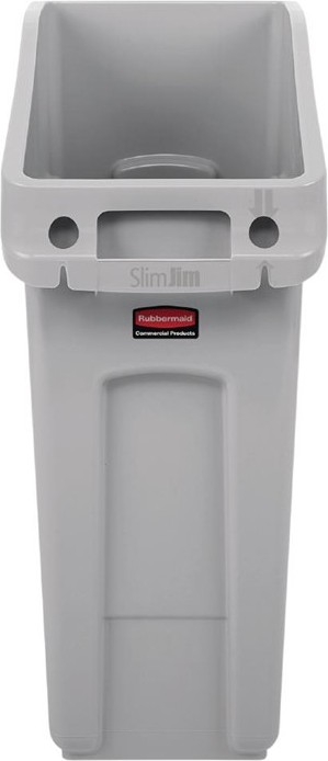  Rubbermaid Slim Jim Under-Counter Bin Grey 49Ltr 
