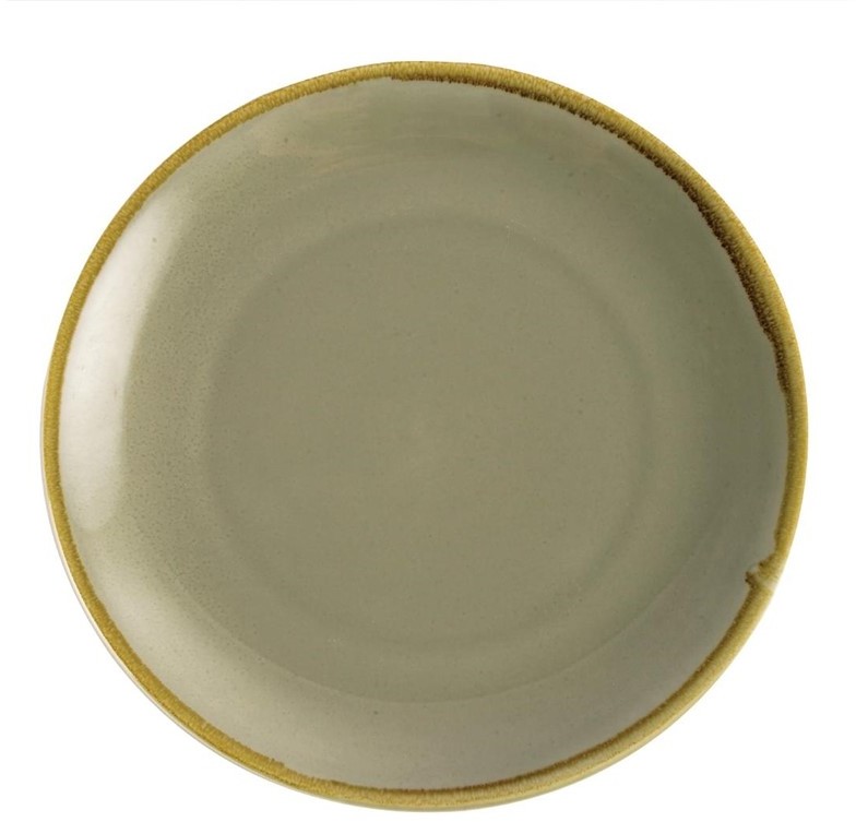  Olympia Kiln Round Plate Moss 280mm (Pack of 4) 
