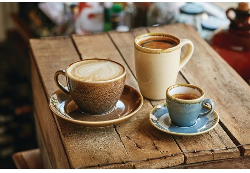  Olympia Kiln Cappuccino Cup Moss 230ml (Pack of 6) 