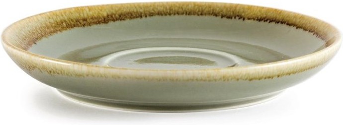  Olympia Kiln Cappuccino Saucer Moss 160mm (Pack of 6) 