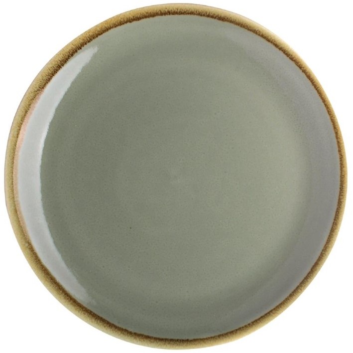  Olympia Kiln Round Coupe Plate Moss 230mm (Pack of 6) 