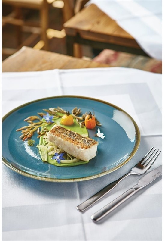  Olympia Kiln Round Plate Ocean 280mm (Pack of 4) 