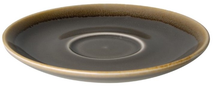  Olympia Kiln Cappuccino Saucer Smoke 140mm (Pack of 6) 
