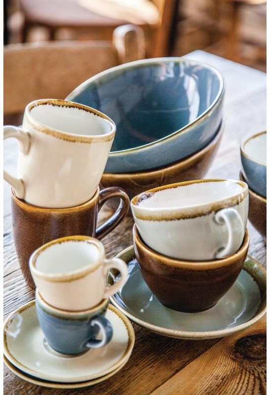  Olympia Kiln Espresso Saucer Sandstone (Pack of 6) 