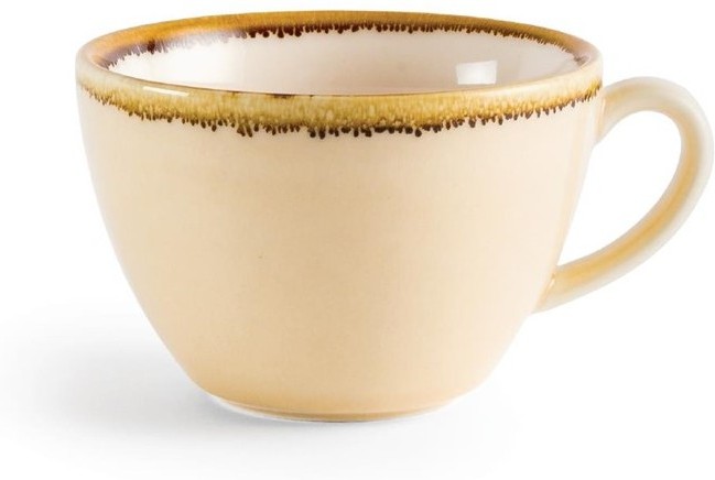  Olympia Kiln Cappuccino Cup Sandstone 340ml (Pack of 6) 