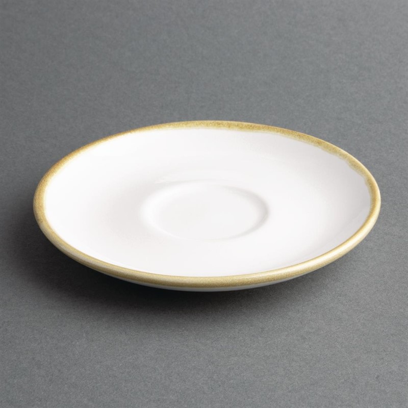  Olympia Kiln 230ml Cup Saucer Chalk 140mm (Pack of 6) 