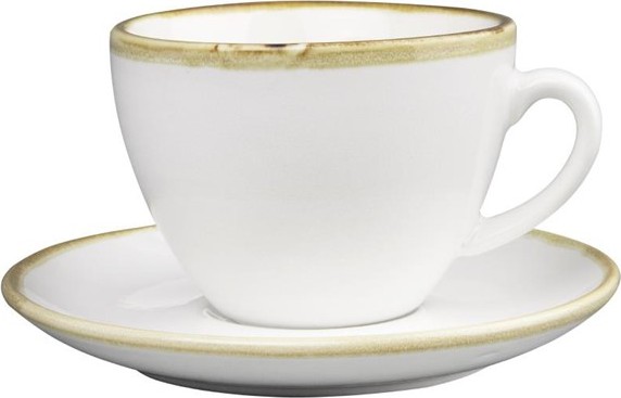  Olympia Kiln 230ml Cup Saucer Chalk 140mm (Pack of 6) 