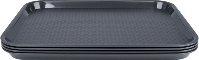  Olympia Kristallon Foodservice Tray Charcoal 265 x 345mm 