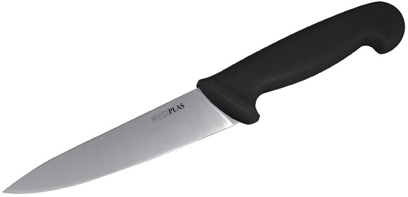  Hygiplas 7 Piece Knife Starter Set With 26.5cm Chef Knife and Roll Bag 