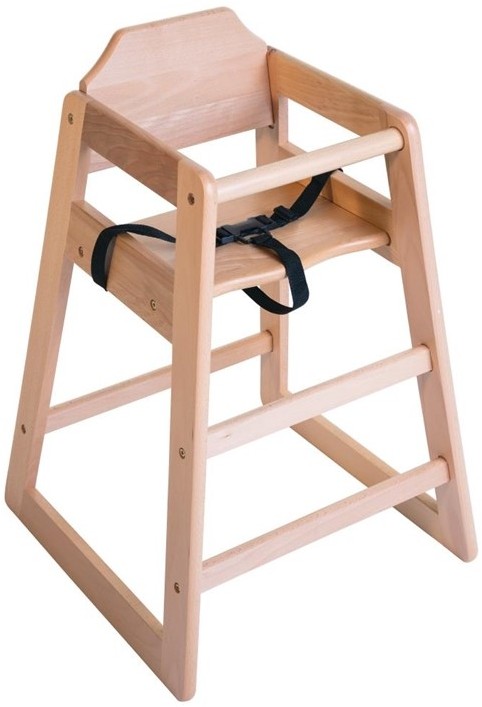  Bolero Wooden Highchair Natural Finish 