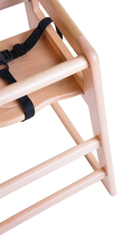  Bolero Wooden Highchair Natural Finish 