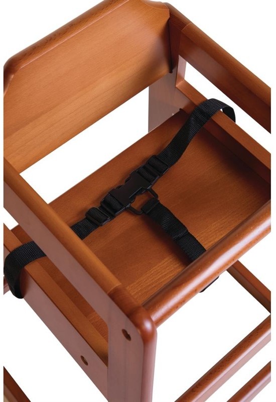  Bolero Wooden Highchair Dark Wood Finish 