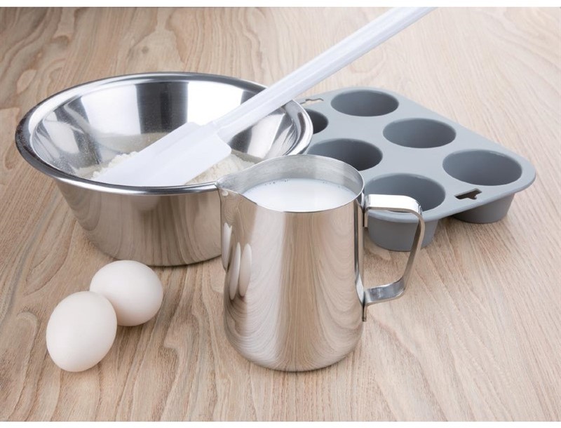  Olympia Stainless Steel Milk Jug 340ml 