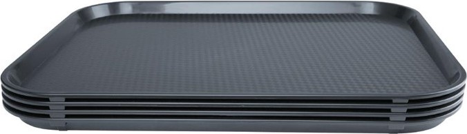  Olympia Kristallon Foodservice Tray Charcoal 350 x 450mm 