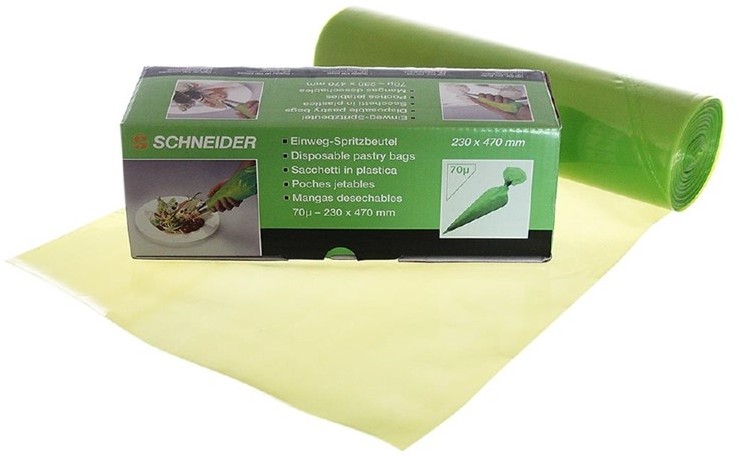  Schneider Green Disposable Piping Bags 47cm (Pack of 100) 