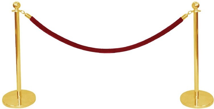  Bolero Red Rope Barrier System 
