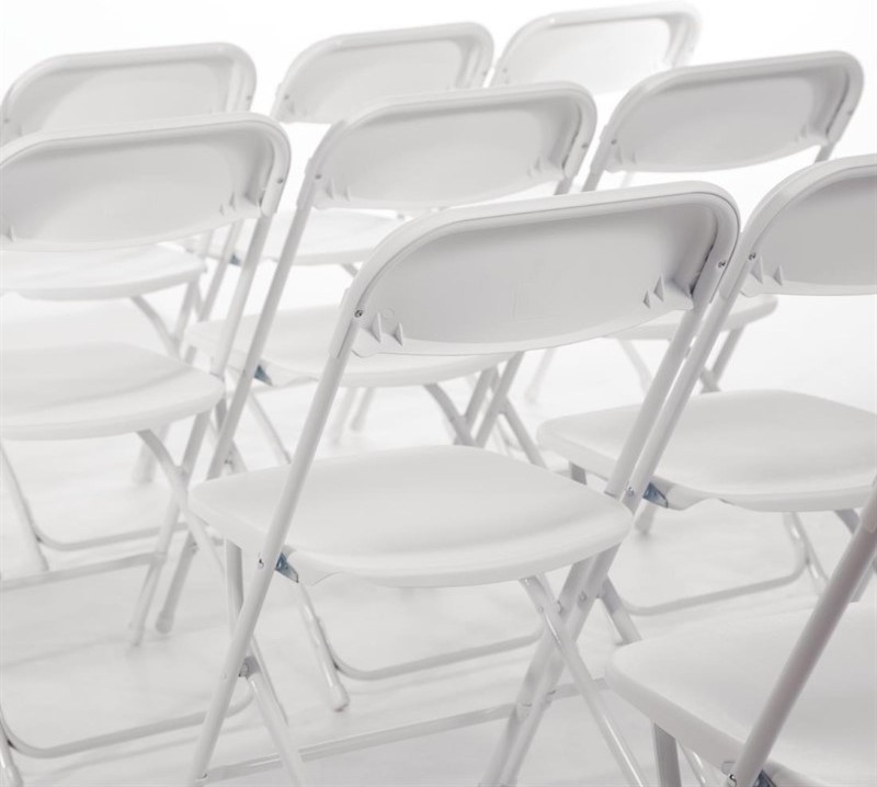  Bolero GD387 - Folding PP Chair White (Pack 10) 