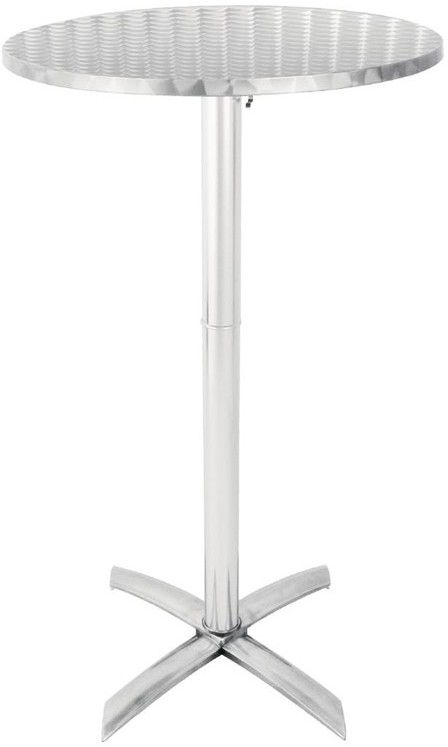  Bolero Flip Top Poseur Table Stainless Steel 