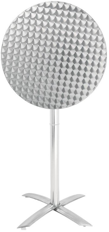  Bolero Flip Top Poseur Table Stainless Steel 