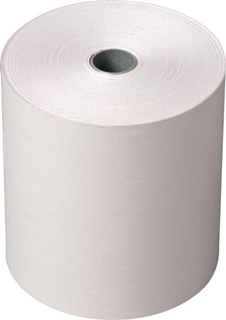  Olympia Olympia Non-Thermal 2ply White and Pink Till Roll 76 x 71mm (Pack of 20) 