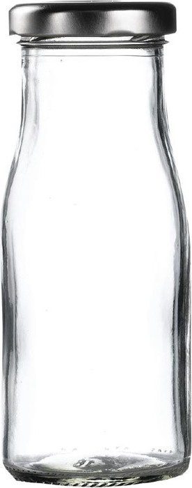  Olympia Silver Cap for Mini Milk Bottles (Pack of 18) 
