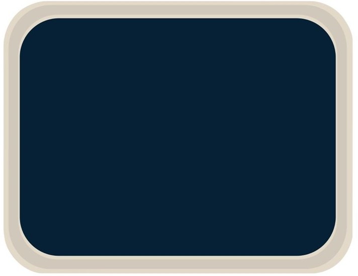 Roltex Polyester Standard Service Tray Blue 470 x 360mm 