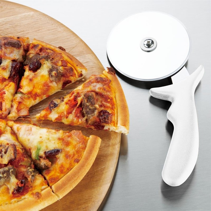  Hygiplas Pizza Wheel White 4" 