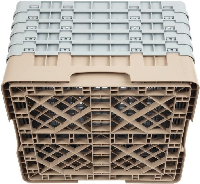  Cambro Camrack Beige 36 Compartments Max Glass Height 257mm 