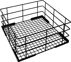  Vogue Wire High Sided Glass Basket 500mm 