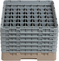  Cambro Camrack Beige 49 Compartments Max Glass Height 298mm 